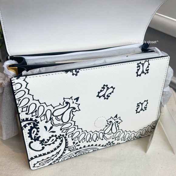 🔥NeW! Tory Burch Robinson Convertible Shoulder Bag Bandana - Picture 8 of 16